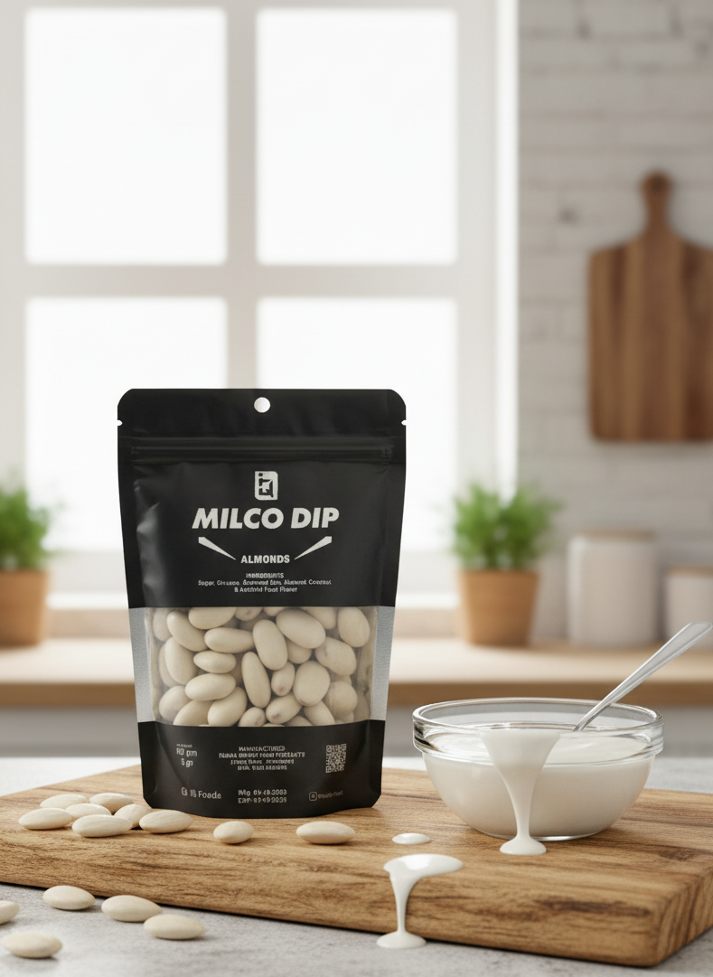 MILO-DIP ALMOND BITES