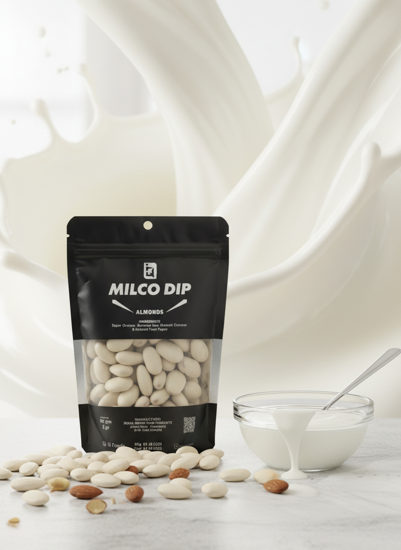 MILO-DIP ALMOND BITES